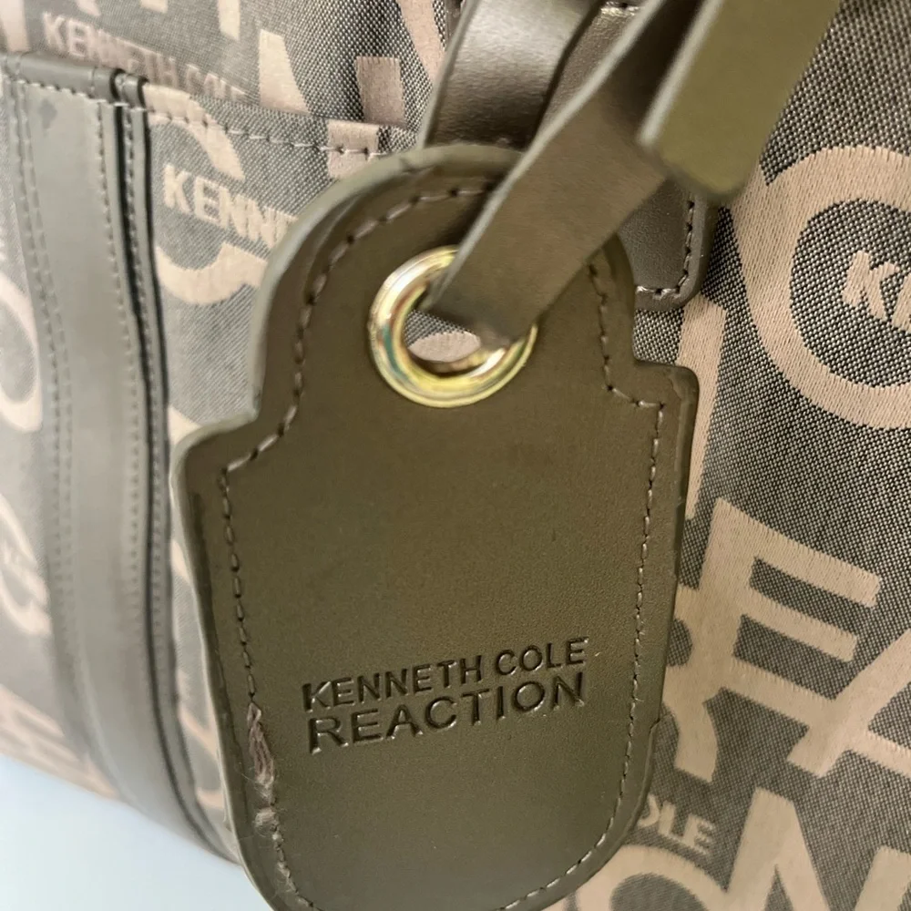 Kenneth Cole Reaction Tan and Black Laptop Bag